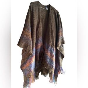 Eclipse Textured Brown Shawl
